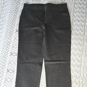 Quince ultra-stretch ponte straight leg pant Charcoal Size M